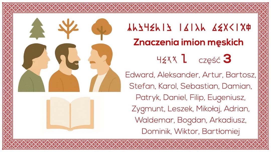 Miniatura nagrania: Znaczenia imion męskich. Część 3 - 🇵🇱 Rozmowy o Języku