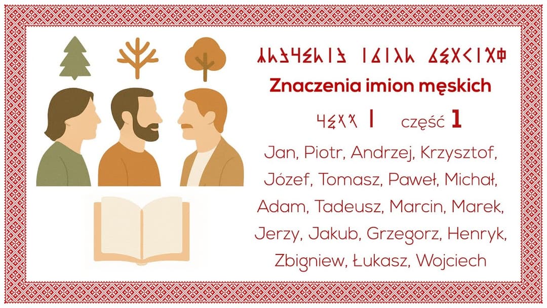 Miniatura nagrania: Znaczenia imion męskich. Część 1 - 🇵🇱 Rozmowy o Języku