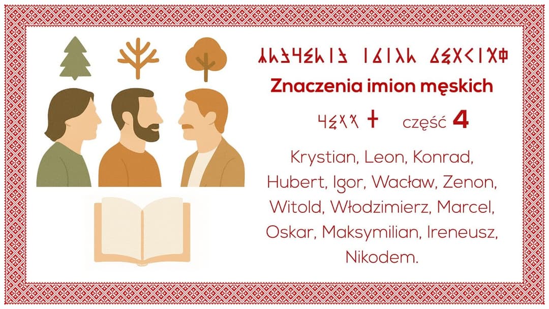 Miniatura nagrania: Znaczenia imion męskich. Część 4 - 🇵🇱 Rozmowy o Języku