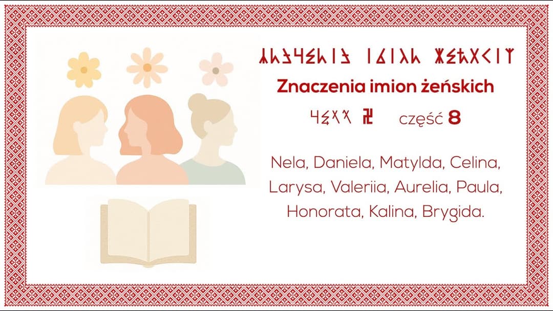 Miniatura nagrania: Znaczenia imion żeńskich. Część 8 - 🇵🇱 Rozmowy o Języku
